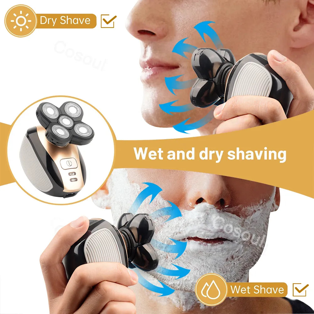 Electric Shaver for Men Rechargeable Bald Head