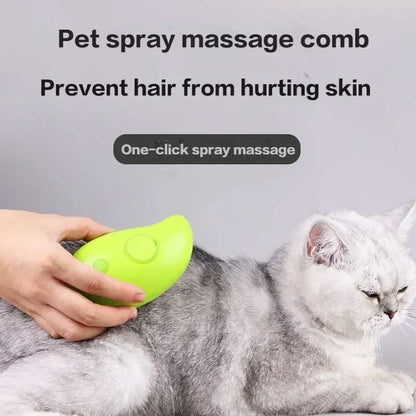 Cat & Dog Grooming Comb with Electric Spray Water