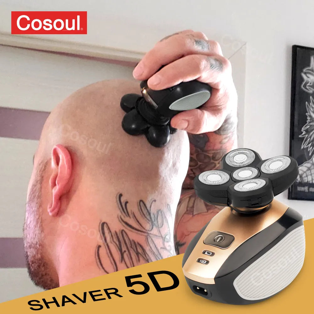 Electric Shaver for Men Rechargeable Bald Head