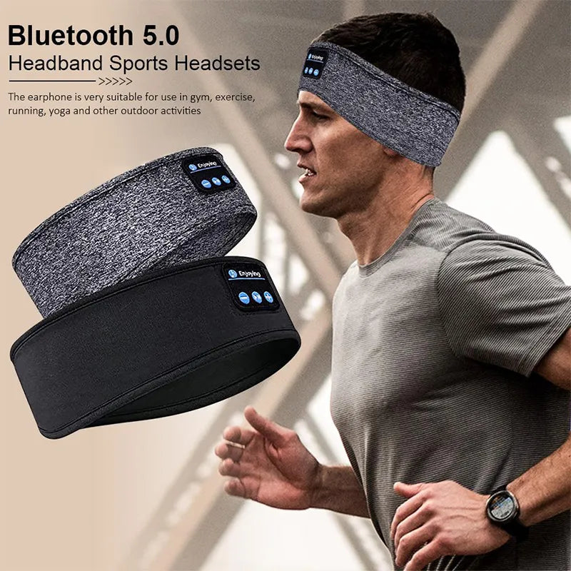 Wireless Bluetooth Headset Sports Headband Over the Ear